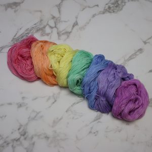 Pastel Rainbow Mini Skein Set