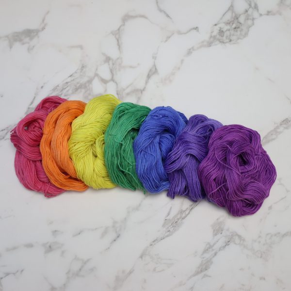 Bright Rainbow - Mini Skein Set