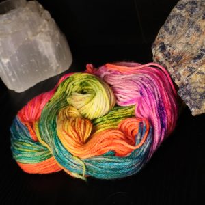 🎉🌈✨ Prism Party Pop on 100% Superwash Merino DK - 50g