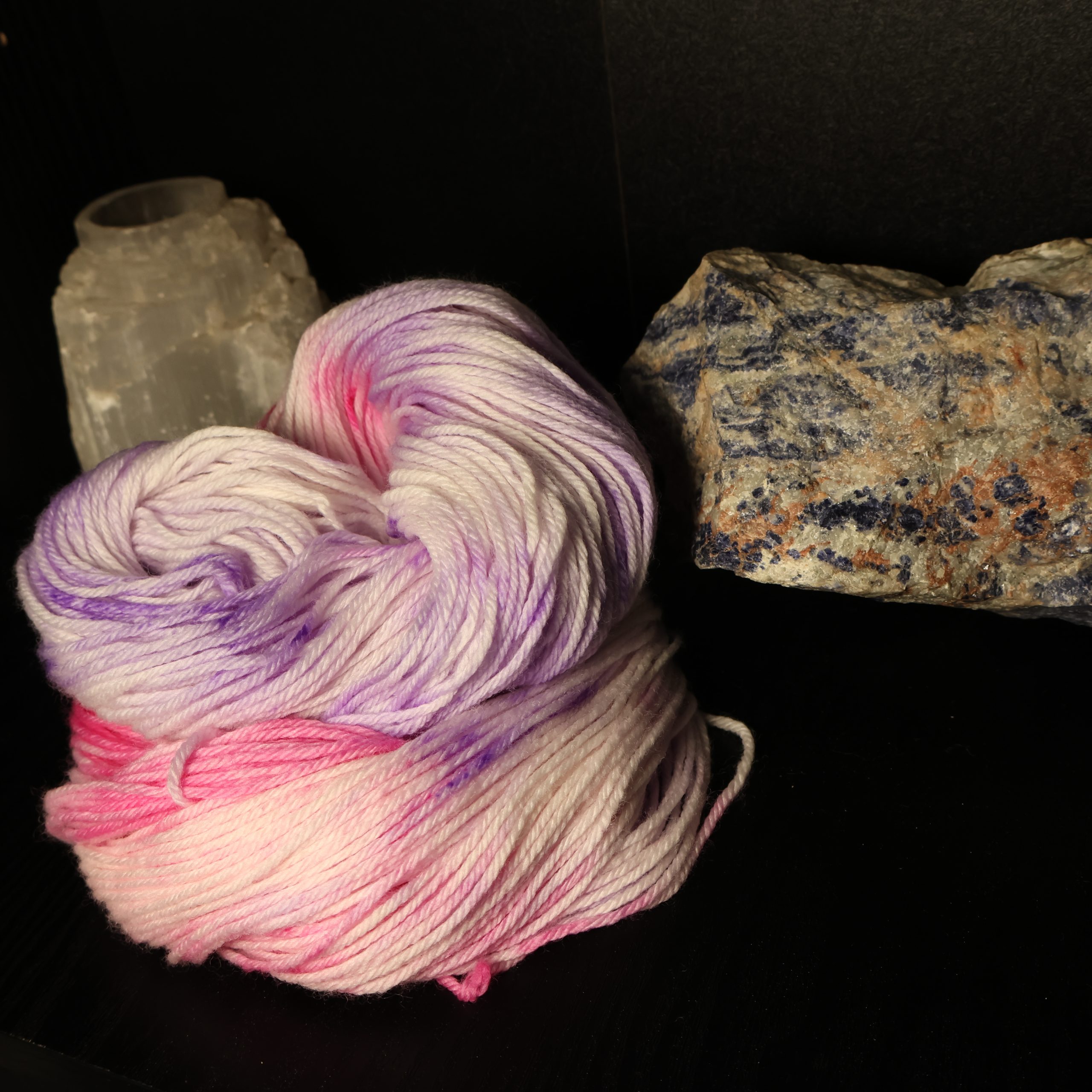 🌙✨ Moon Mallow Melt on 100% Superwash Merino Sock 100g