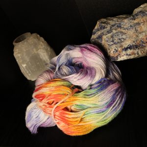 🦄🍬💨 Bubblegum Unicorn Farts — Neon Beastie Carnival on 100% Superwash Merino DK 100g