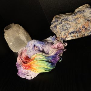 🦄🍬💨 Bubblegum Unicorn Farts — Neon Beastie Carnival on Platinum DK 50g