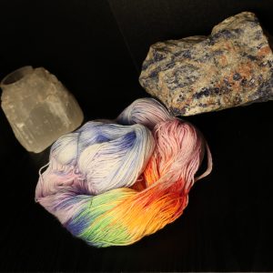 🦄🍬💨 Bubblegum Unicorn Farts — Neon Beastie Carnival on Platinum Sock 100g