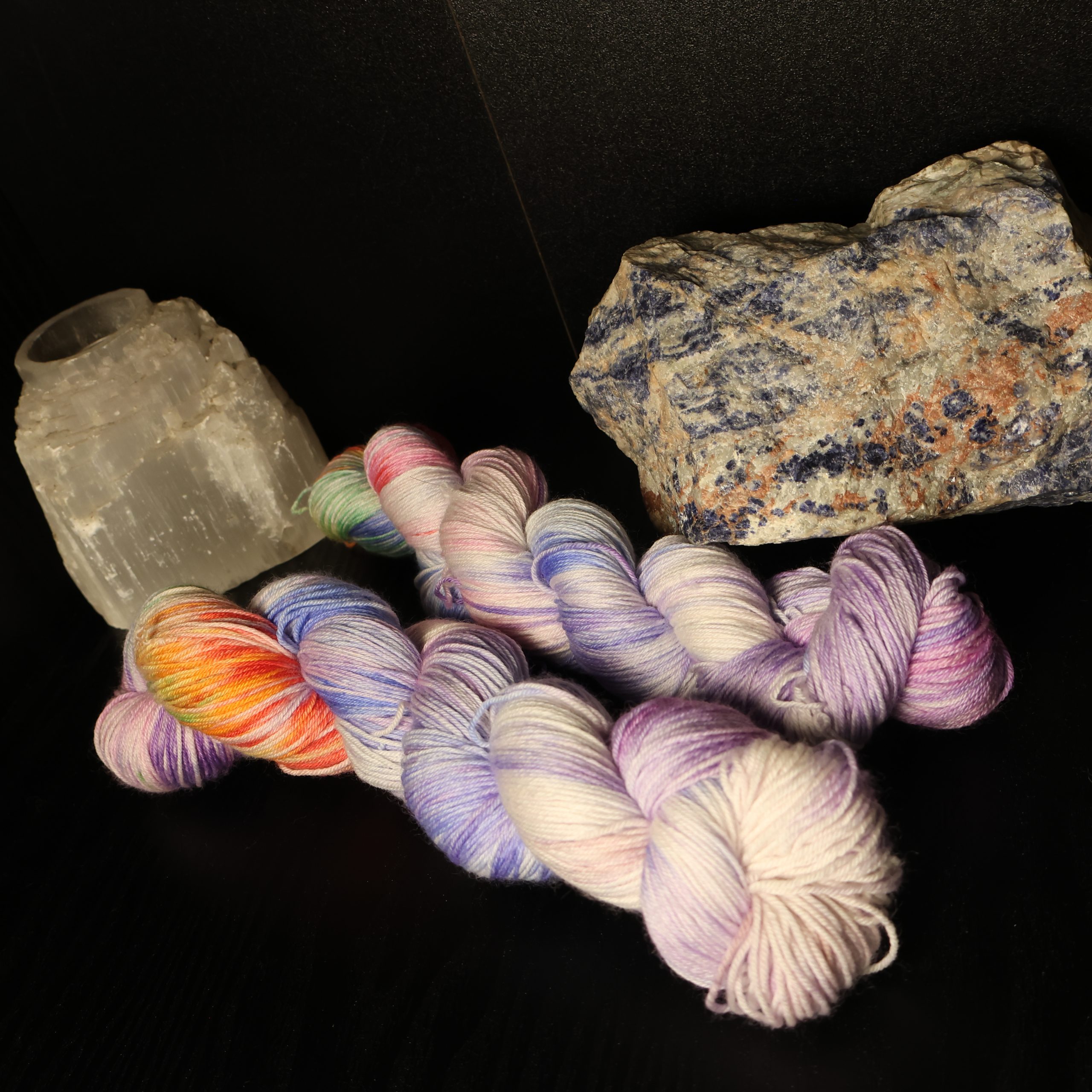 🦄🍬💨 Bubblegum Unicorn Farts — Neon Beastie Carnival on 100% Superwash Merino Sock 100g - Image 2