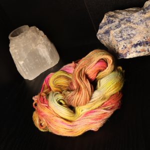 🐉🍜⚡ Neon Noodle Dragon — Neon Beastie Carnival on 100% Superwash Merino DK 50g