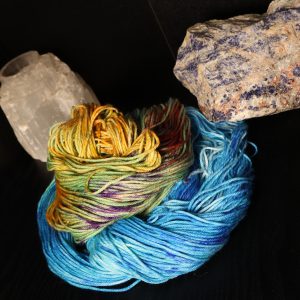 🐙🍬 Jellybean Kraken — Neon Beastie Carnival on Platinum DK 100g