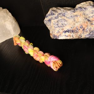 🐉🍜⚡ Neon Noodle Dragon — Neon Beastie Carnival on Platinum DK 20g