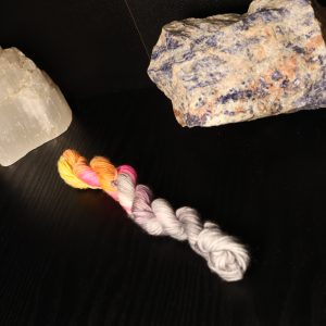 🔥🪶⚡ Electric Phoenix Pop — Neon Beastie Carnival - Platinum DK 20g