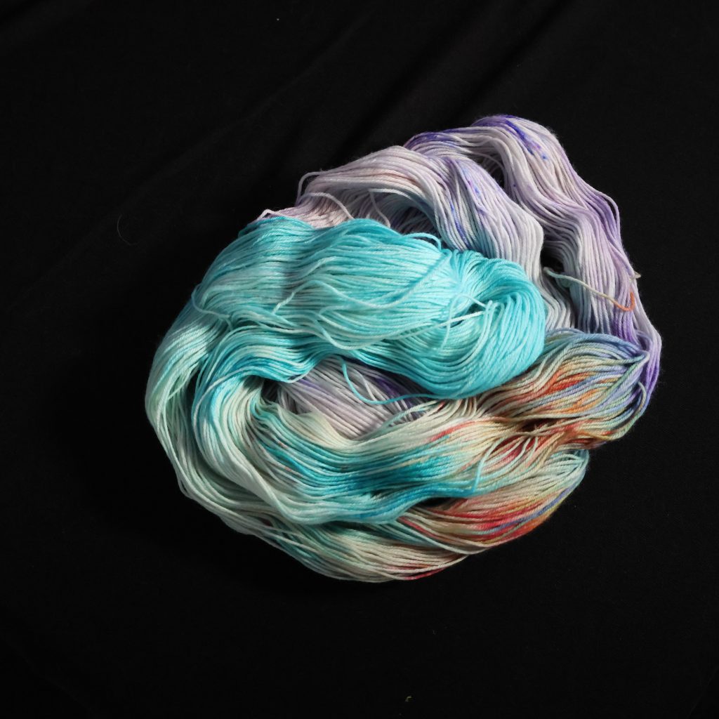 🧜‍♀️🐚 Prism Shell Siren - - 75% Superwash Merino 25% Nylon Sock - 100g