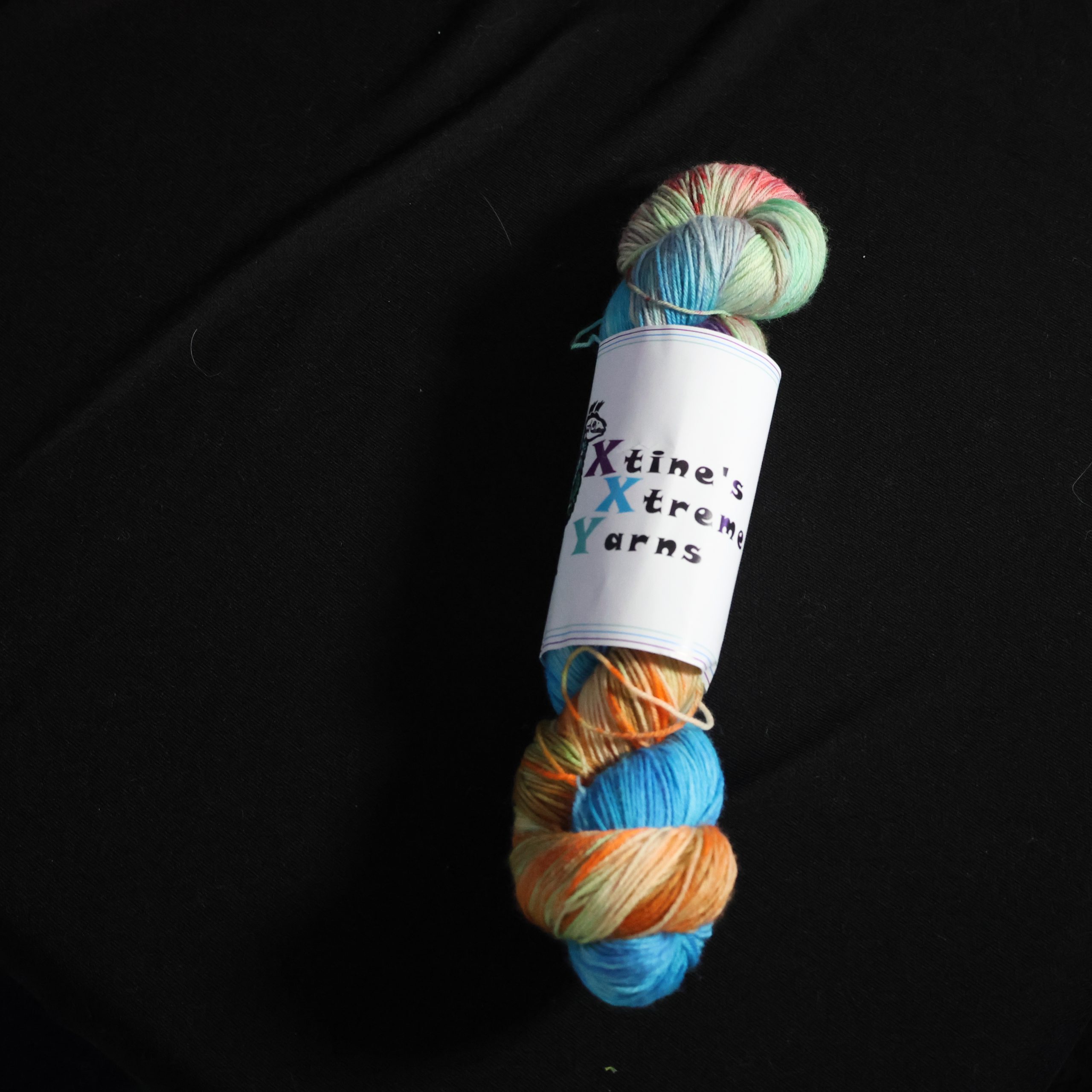 πͺΌπ¬ Jellybean Kraken- 75% Superwash Merino 25% Nylon Sock - 100g - Image 2