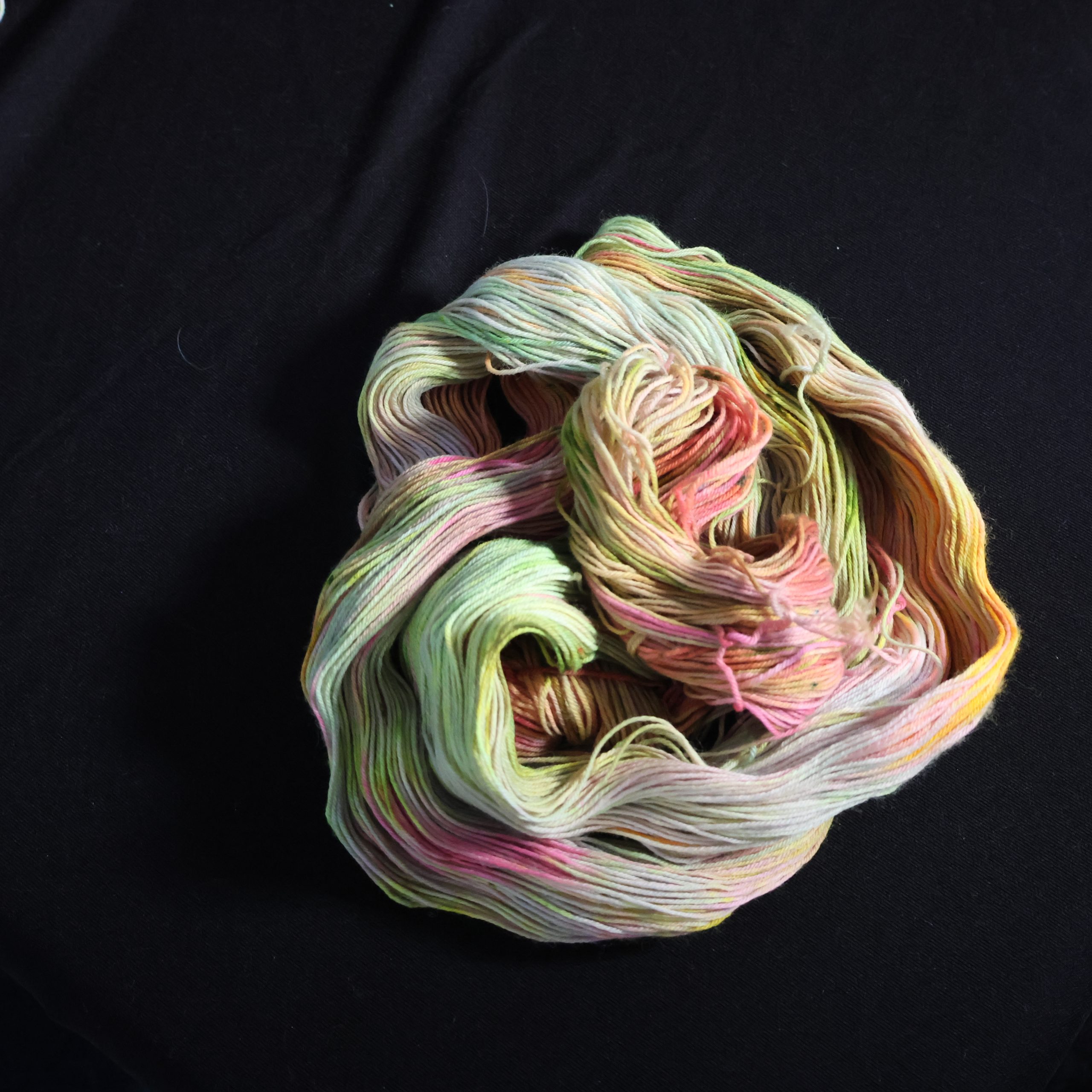 🐉🍜 Neon Noodle Dragon - 75% Superwash Merino 25% Nylon Sock - 100g - Image 4