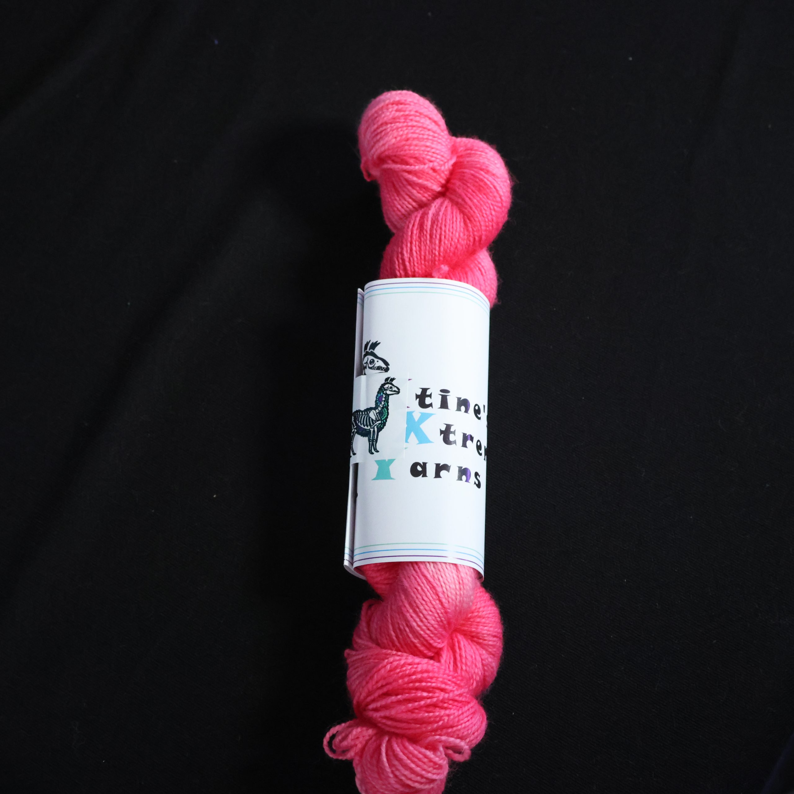 β€οΈ Scarlet Semi-Solid - 75% Superwash Merino 25% Nylon High Twist Sock - 50g - Image 2