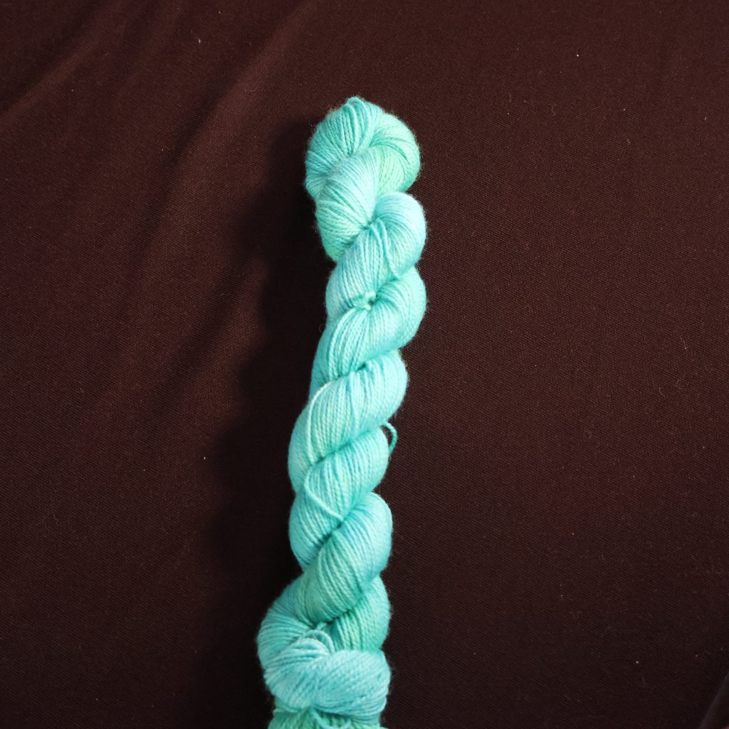 🩵 Teal Semi-Solid - 75% Superwash Merino 25% Nylon High Twist Sock - 50g