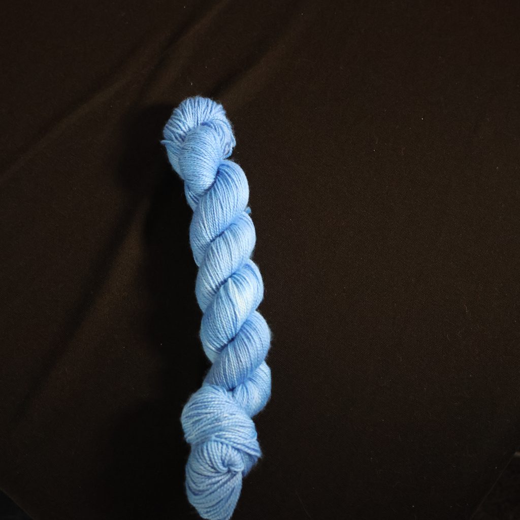 💙 Ultramarine Semi-Solid- 75% Superwash Merino 25% Nylon High Twist Sock - 50g