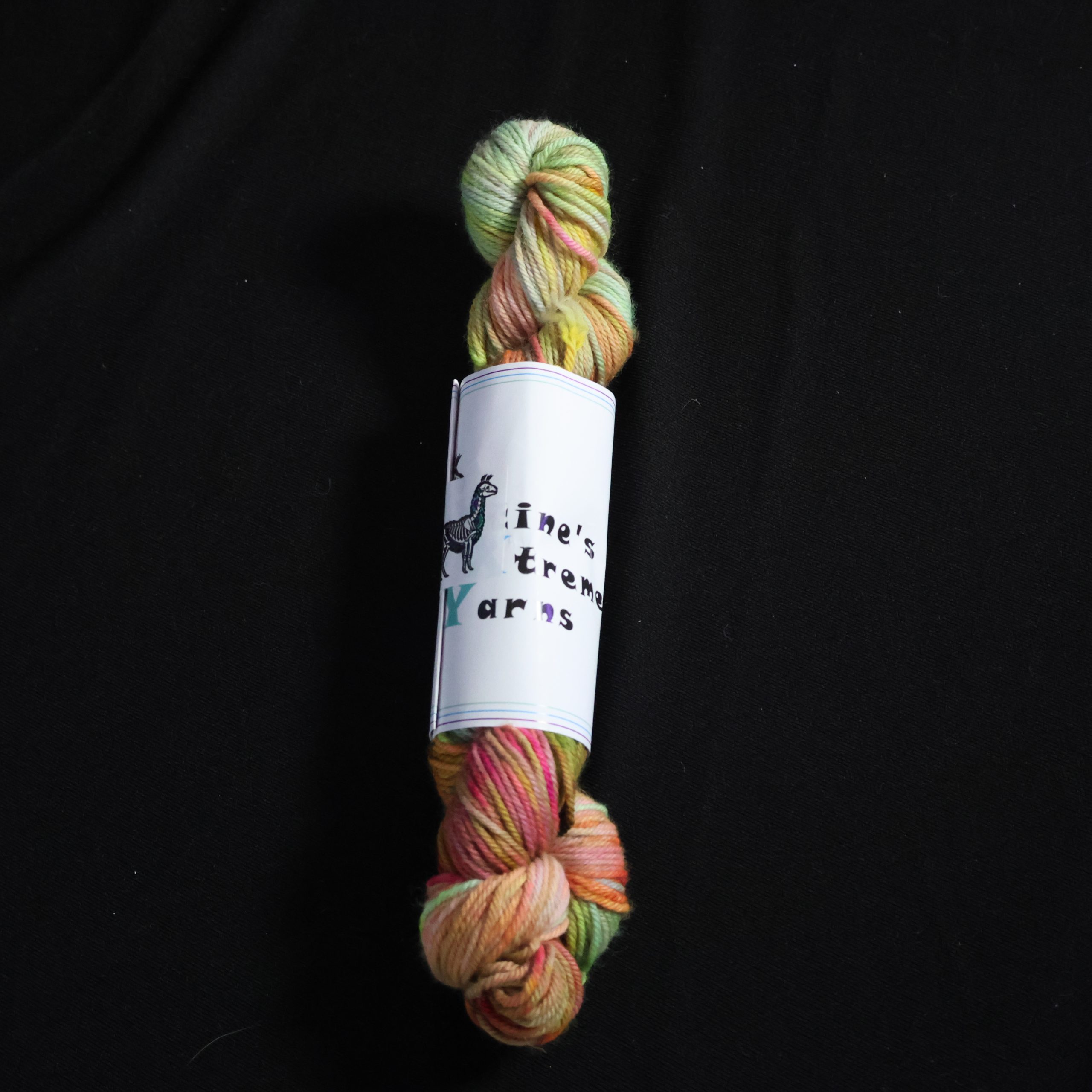 🐉🍜 Neon Noodle Dragon - 75% Superwash Merino 25% Nylon DK - 50g - Image 4