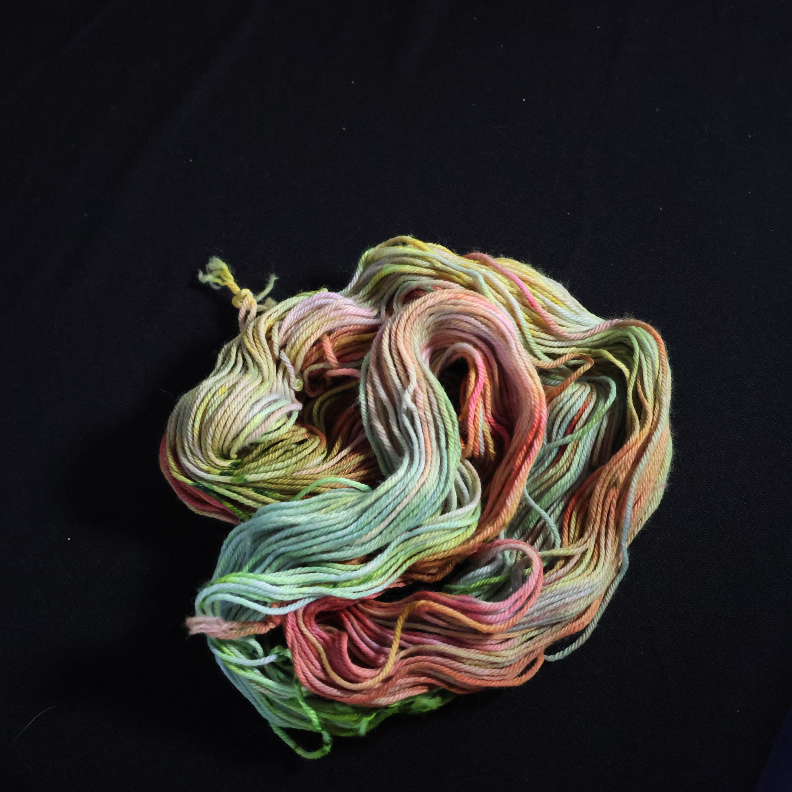 🐉🍜 Neon Noodle Dragon - 75% Superwash Merino 25% Nylon DK - 50g - Image 2
