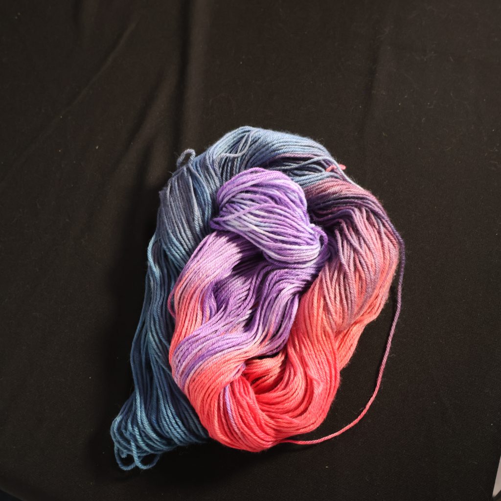 🌌🌺 Cosmic Peony - 75% Superwash Merino 25% Nylon DK - 100g