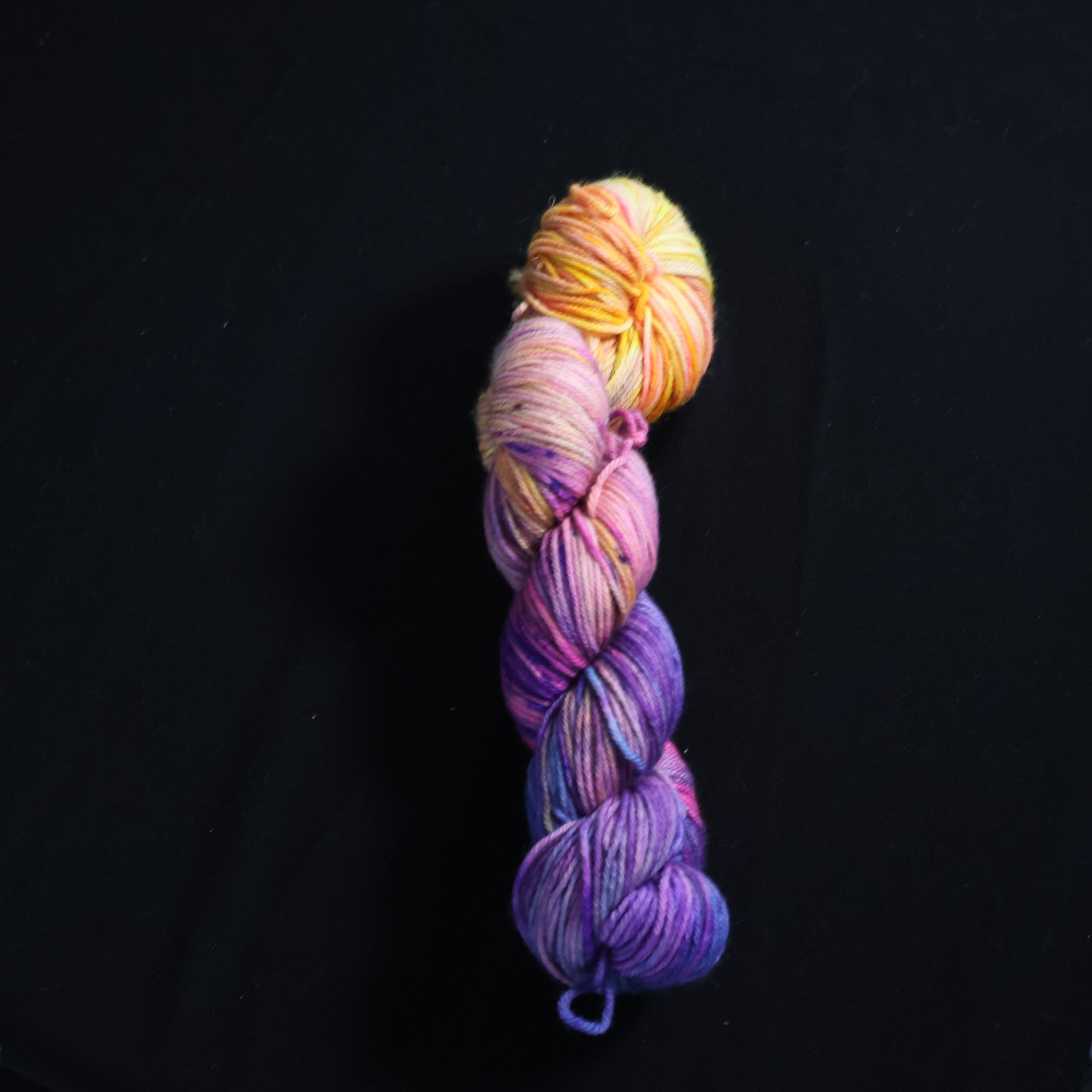 🦊✨ Stardust Trickster Fox - 75% Superwash Merino 25% Nylon DK - 100g - Image 3